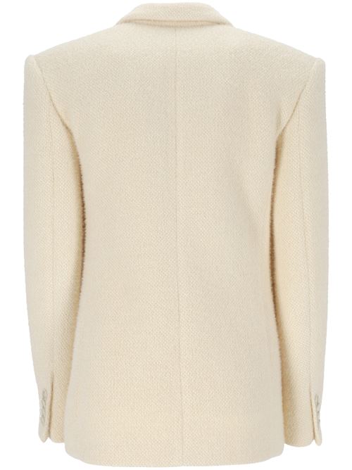 Beige brushed effect jacket GIUSEPPE DI MORABITO | 03PFJA075F0332402